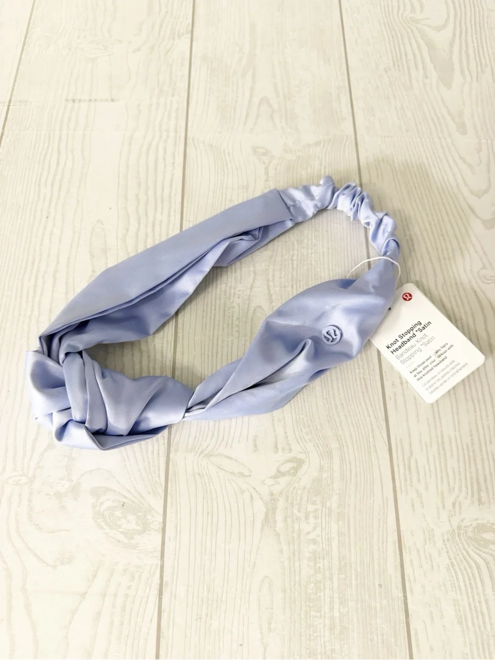 Lululemon Knot Stopping Satin Headband Lavender